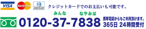 電話での連絡バナー